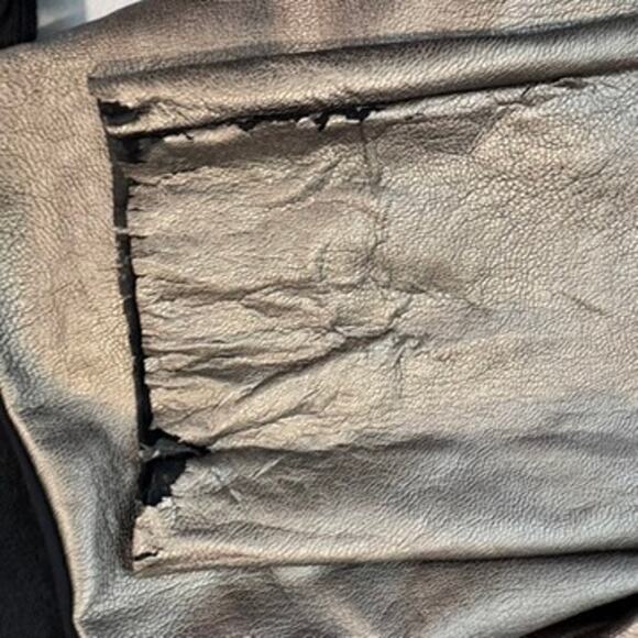 Commando Leggings XL Bronze Perfect Control Faux Leather - Picture 6 of 9